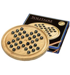 Solitaire 22cm - En manns Brettspill